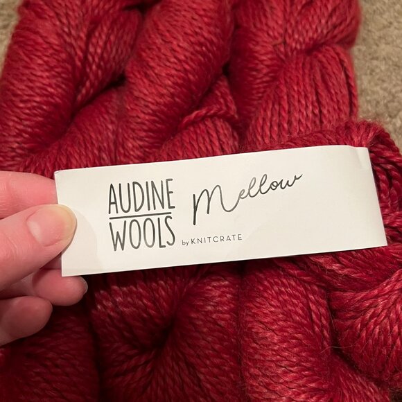 Audine Wools Mellow by Knitcrate in Setting Sun Colorway - Picture 2 of 3